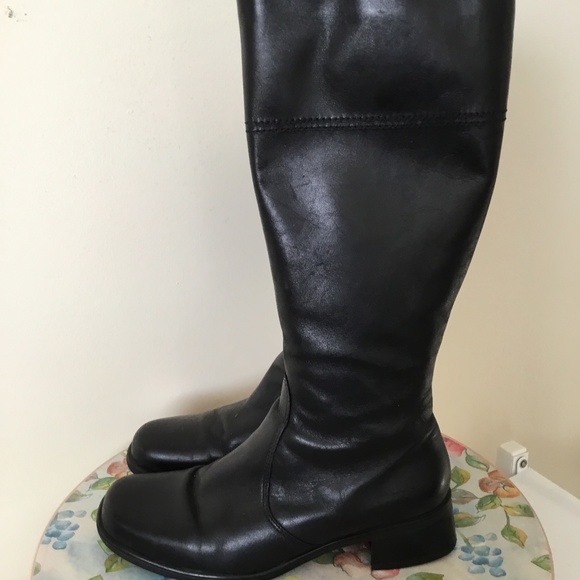 La CANADIENNE Shoes - La Canadienne Tall Black Dress Boots 8.5 M Slim Calf